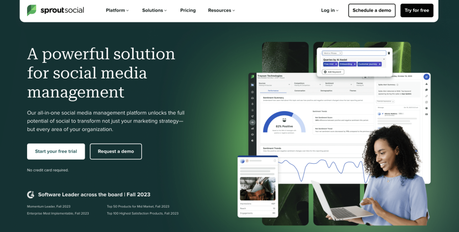 sproutsocial homepage